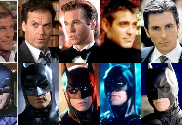 Tous les acteurs qui ont joué à Batman dans les films