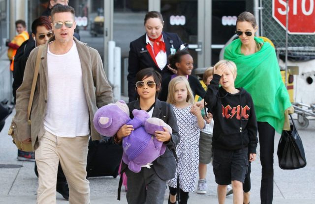 Brad Pitt gyermekei, felesége, testvére és lánya