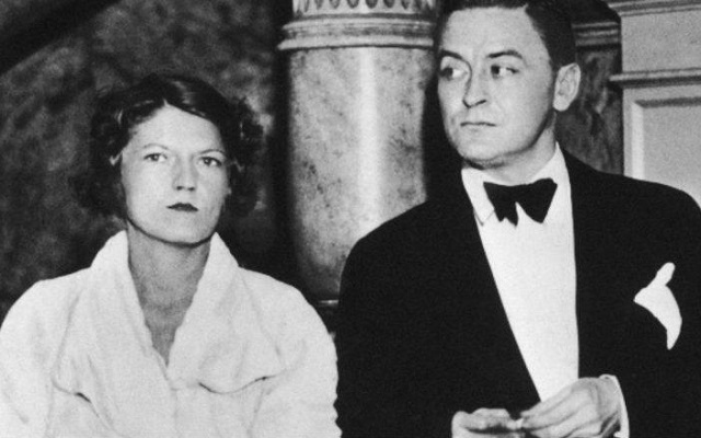 V Scott Fitzgerald en zijn vrouw, Zelda Fitzgerald (nee Sayre)