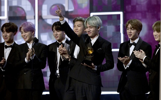 BTS na 61. slávnostnom odovzdávaní cien Grammy