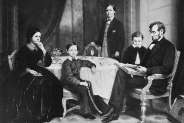 ภรรยาลูกชายและครอบครัวของอับราฮัมลินคอล์น