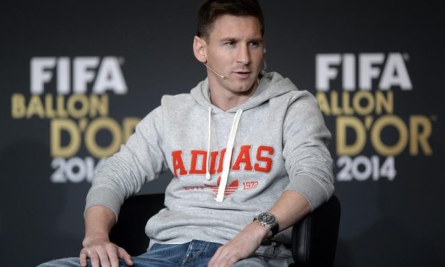 Merania výšky, hmotnosti a tela Messi